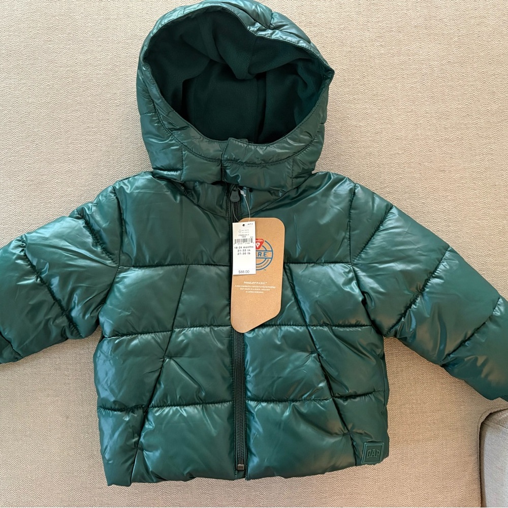 Malo Dark Green Puffer Jacket